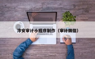 长垣淳安审计小程序制作（审计微信）